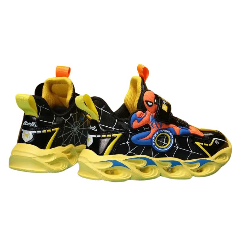 Tênis Homem Aranha Infantil com Luzinhas Tênis Homem Aranha Infantil com Luzinhas Loja do Bambino
