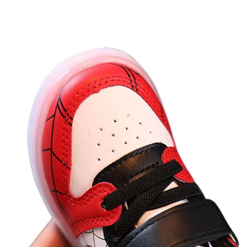 Tênis Homem Aranha com Led Bambino Tênis Homem Aranha com Led Bambino Loja do Bambino