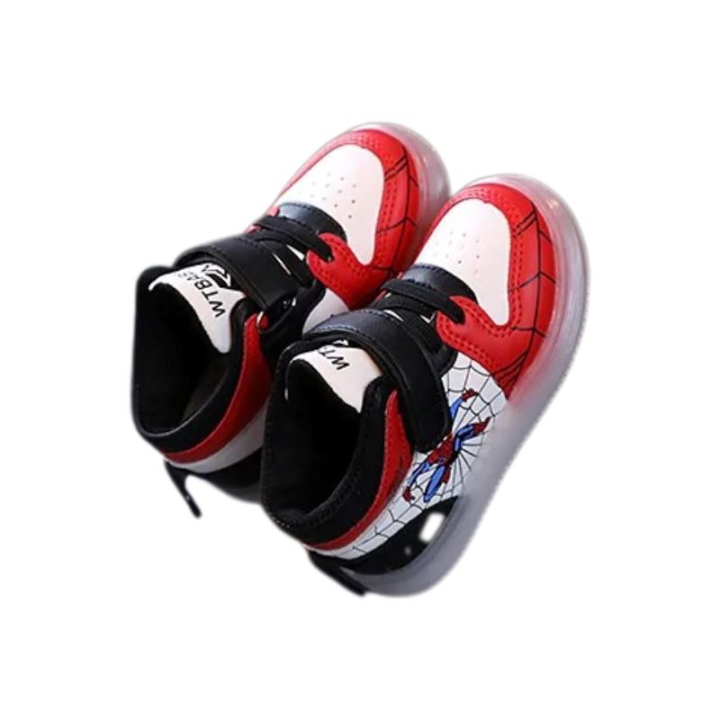 Tênis Homem Aranha com Led Bambino Tênis Homem Aranha com Led Bambino Loja do Bambino