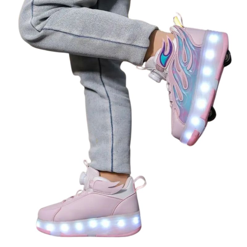 Tênis de Rodinha com Luz LED Infantil Fire Tênis de Rodinha com Luz LED Infantil Fire Loja do Bambino