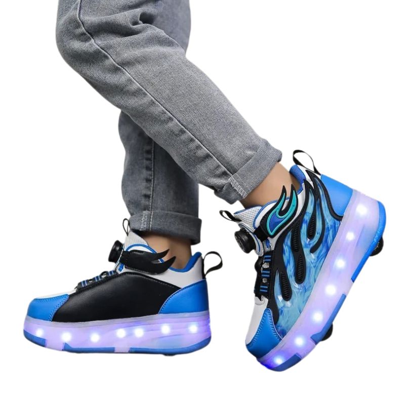 Tênis de Rodinha com Luz LED Infantil Fire Tênis de Rodinha com Luz LED Infantil Fire Loja do Bambino