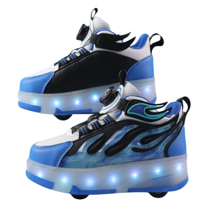 Tênis de Rodinha com Luz LED Infantil Fire Tênis de Rodinha com Luz LED Infantil Fire Loja do Bambino