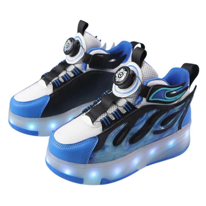 Tênis de Rodinha com Luz LED Infantil Fire Tênis de Rodinha com Luz LED Infantil Fire Loja do Bambino