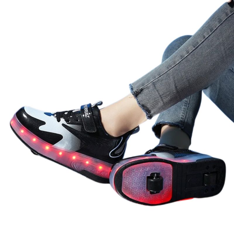 Tênis de Rodinha com Luz LED Infantil Peerruiz Tênis de Rodinha com Luz LED Infantil Peerruiz Loja do Bambino