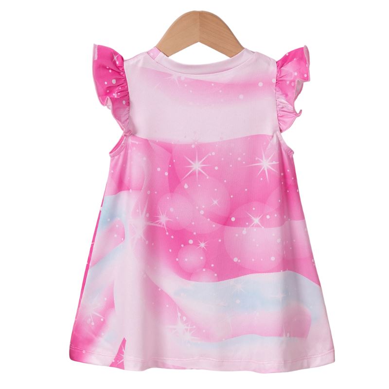 Vestido Infantil Manga Curta Unicórnio Vestido Infantil Manga Curta Unicórnio Loja do Bambino