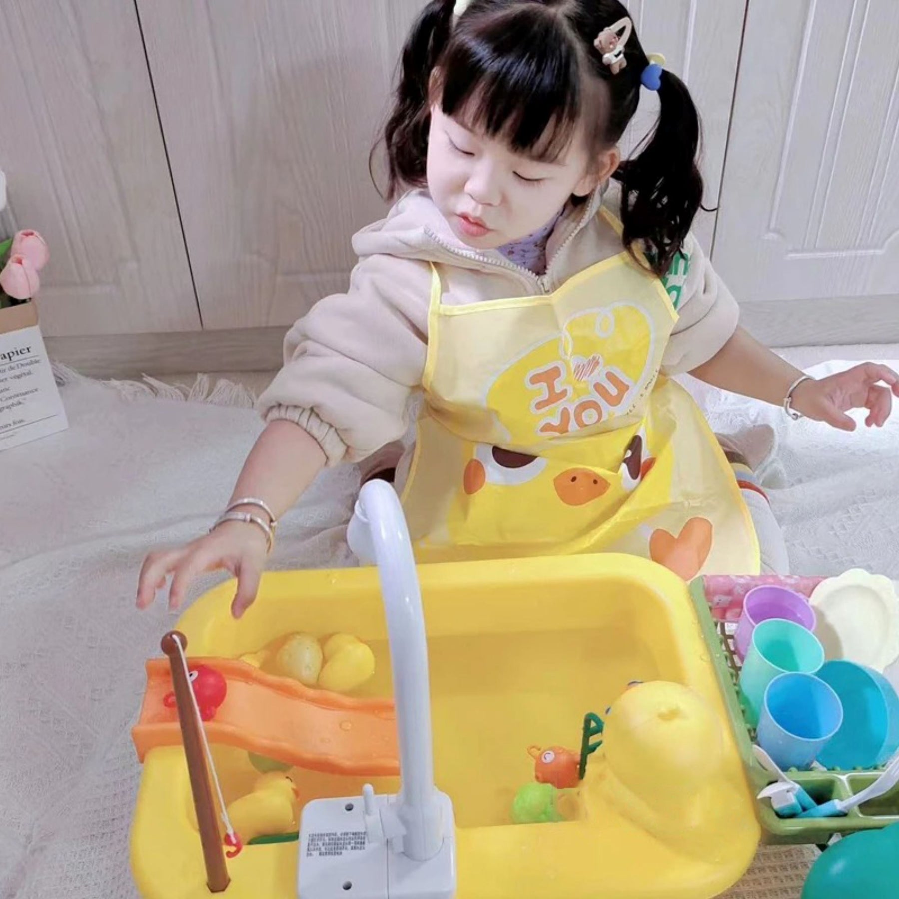 Pia de Brinquedo que sai Água com Acessórios Pia de Brinquedo que sai Água com Acessórios Loja do Bambino