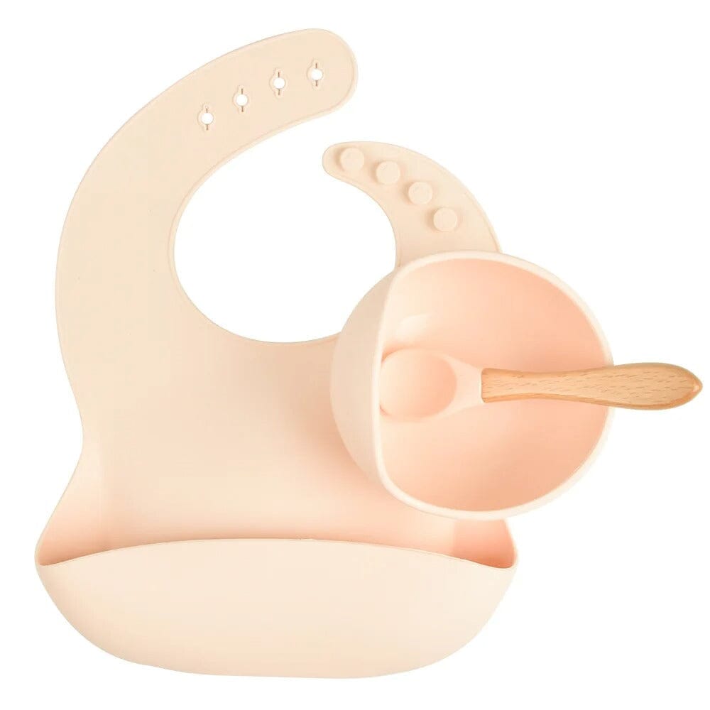 Kit Alimentação de Silicone para Bebês Kit Alimentação de Silicone Loja do Bambino