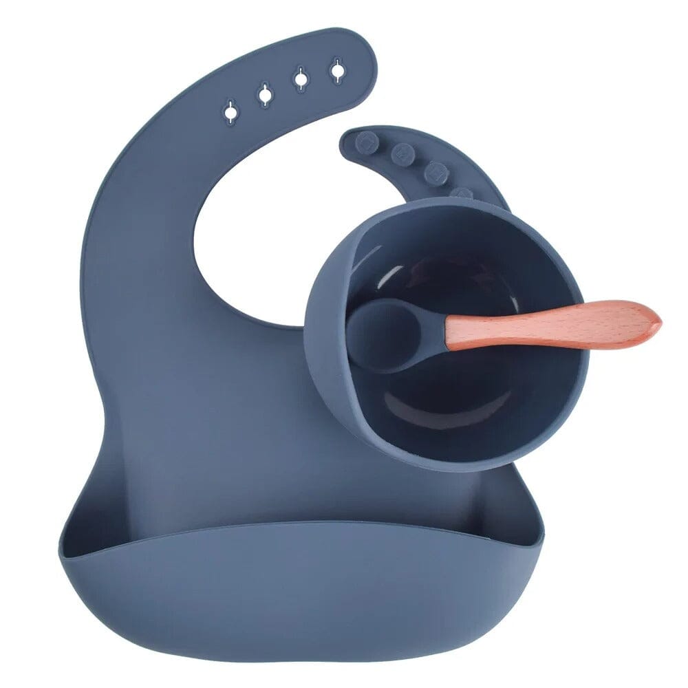 Kit Alimentação de Silicone para Bebês Kit Alimentação de Silicone Loja do Bambino