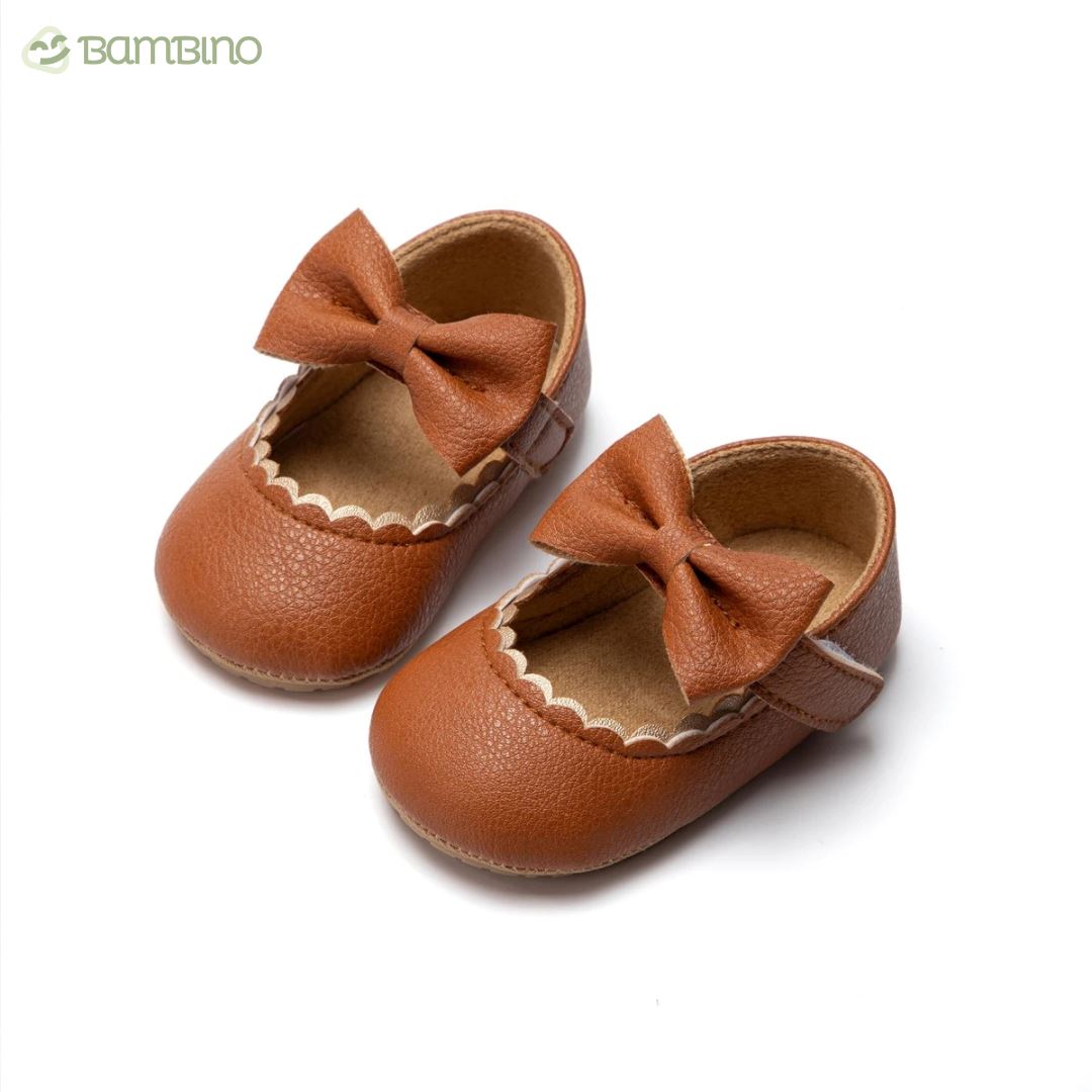 Sapatilha Tiana para Bebês Sapatilha Tiana para Bebês Loja do Bambino Marrom 1