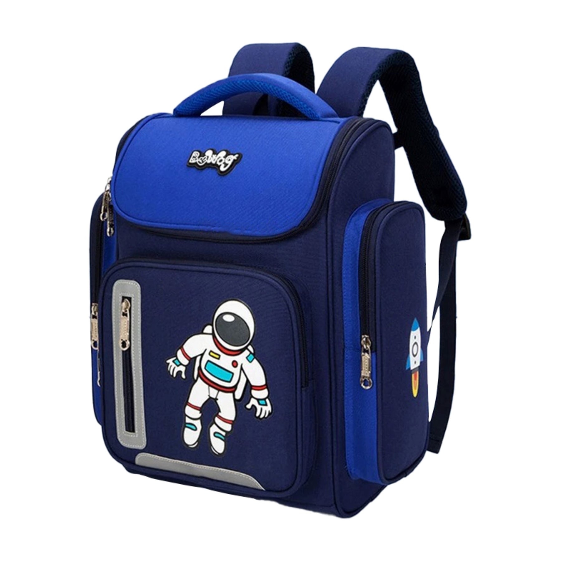 Conjunto Mochila Infantil Astronauta Ortopédica Impermeável Conjunto Mochila Infantil Astronauta Ortopédica Impermeável Loja do Bambino