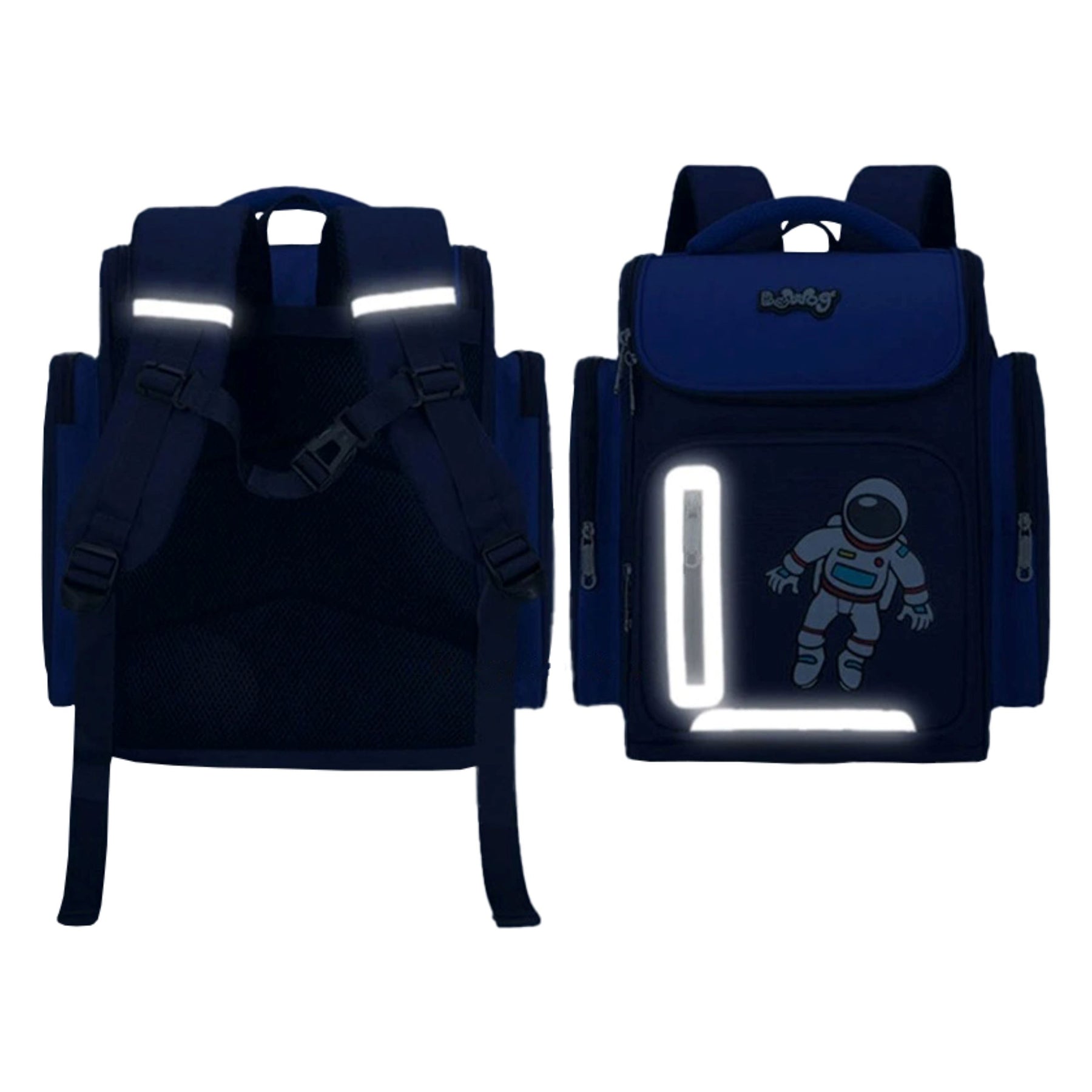 Conjunto Mochila Infantil Astronauta Ortopédica Impermeável Conjunto Mochila Infantil Astronauta Ortopédica Impermeável Loja do Bambino