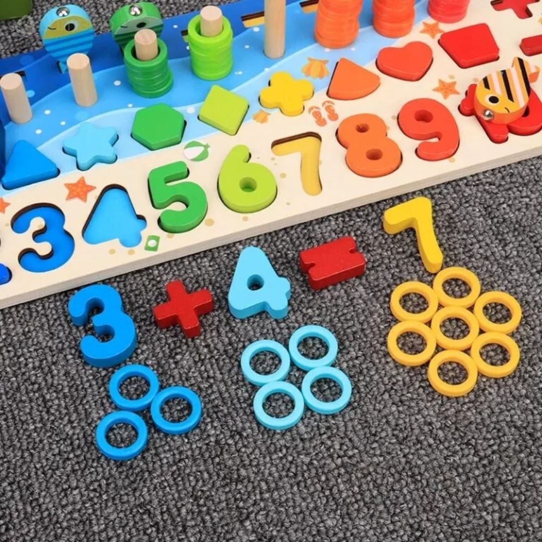 Brinquedo Montessori 4em1 Para Crianças Bambino Brinquedo Montessori 4em1 Para Crianças Bambino Loja do Bambino