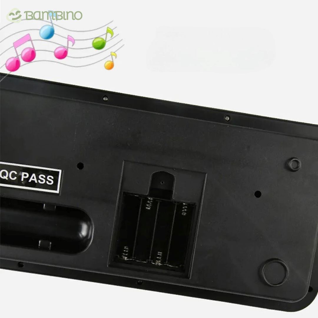 Teclado Elétrico Mais Microfone Infantil Loja do Bambino