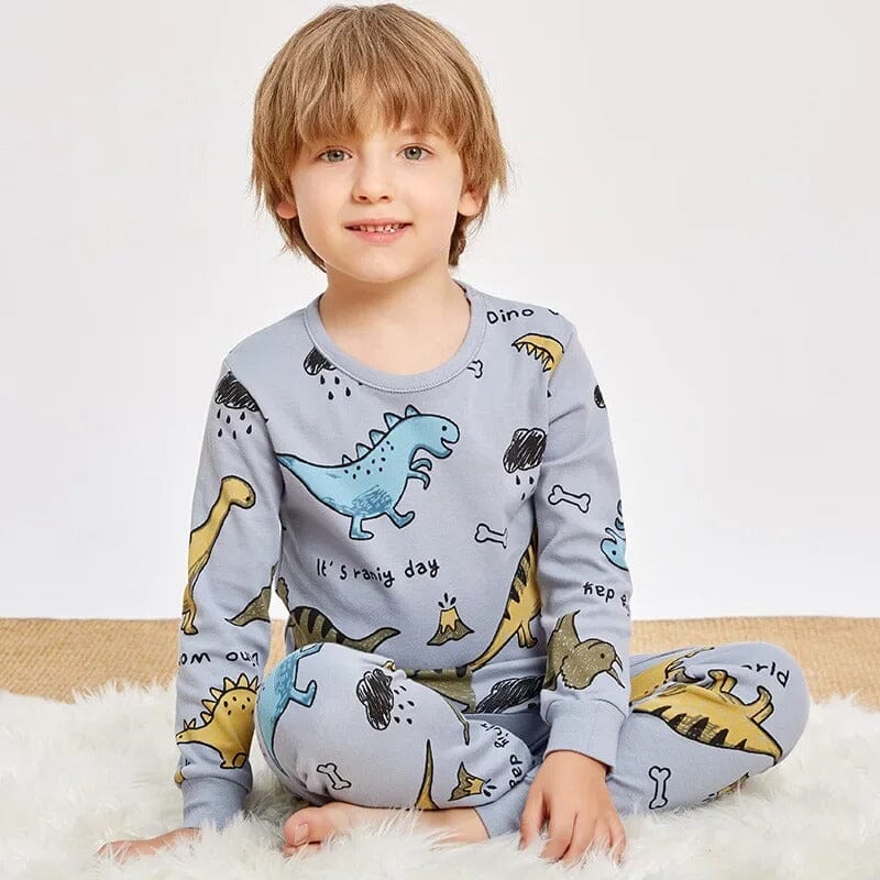 Pijama Infantil Manga Longa em Algodão Pijama Infantil Manga Longa em Algodão Loja do Bambino Modelo 9 90-100