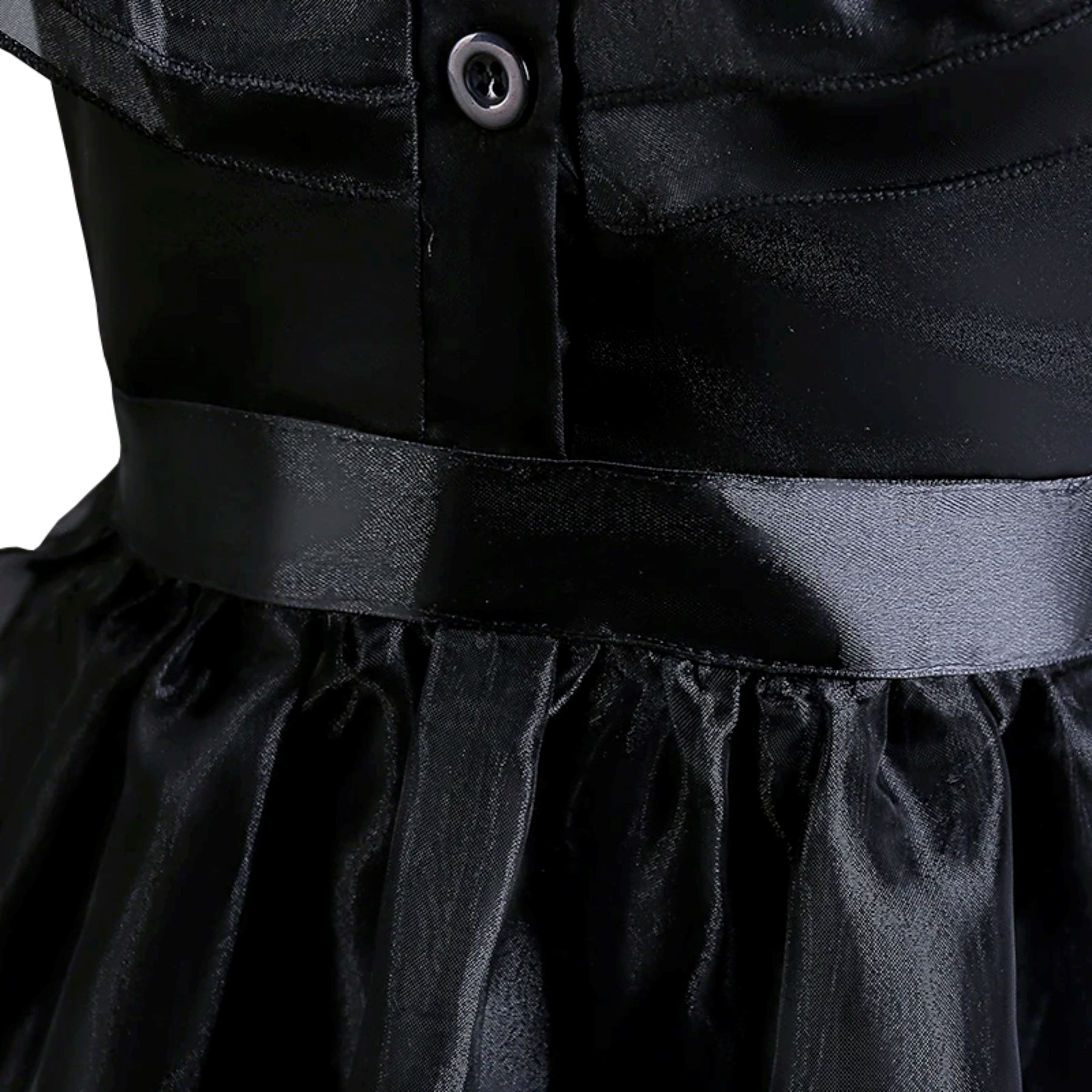 Fantasia Cosplay Wandinha Infantil Bambino - Peruca e Vestido Fantásia Cosplay Wandinha Infantil Bambino Loja do Bambino
