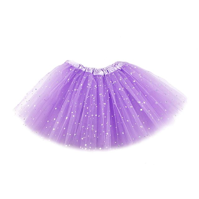 Mini Saia Tutu Infantil Mini Saia Tutu Infantil Loja do Bambino Roxo Claro