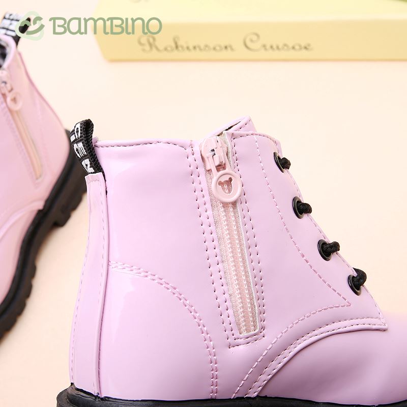 Bota Earth em Couro Infantil Bambino Bota Earth em Couro Infantil Bambino Loja do Bambino