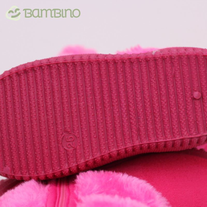 Bota Pompom de Inverno Infantil - Pantufinha Revestida de Lã Bota Pompom de Inverno Infantil Loja do Bambino
