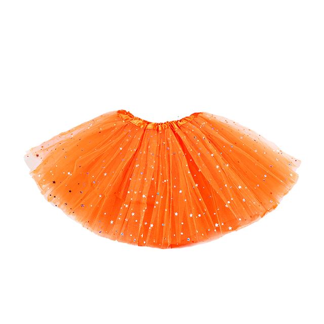 Mini Saia Tutu Infantil Mini Saia Tutu Infantil Loja do Bambino Laranja