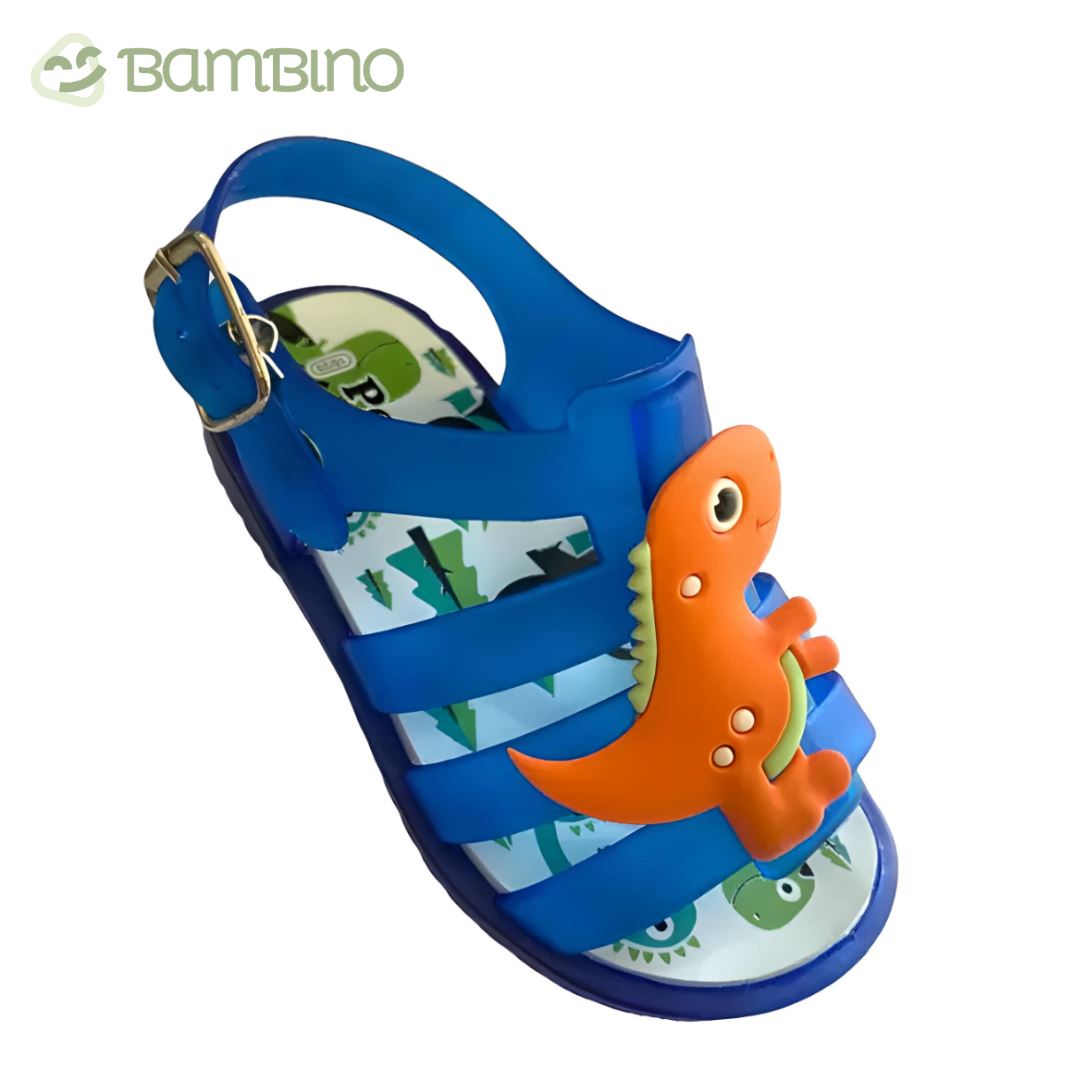 Sandália Dino Infantil Bambino Sandália Dino Infantil Bambino Loja do Bambino Azul 17-18 (12cm)