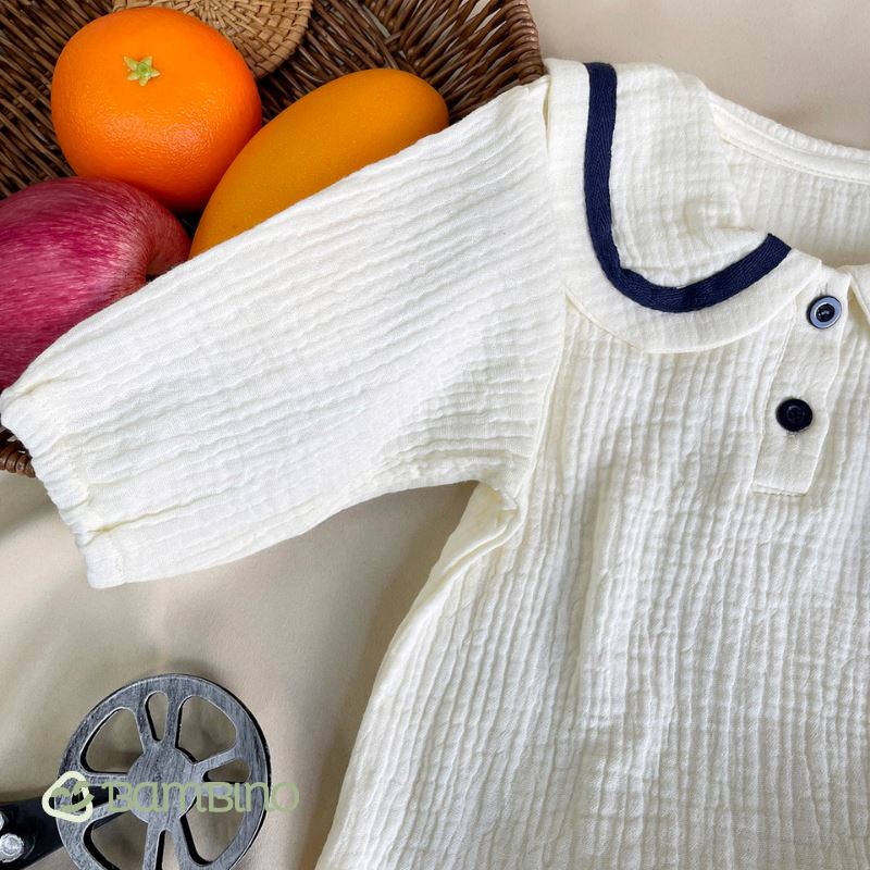 Conjunto de roupa de algodao puro para recem nascido Unissex Conjunto de roupa de algodao puro Loja do Bambino