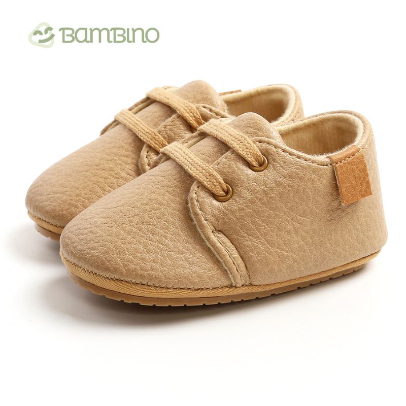 Sapato Infantil Unissex para Bebês Sapato Infantil Unissex para Bebês Loja do Bambino 0 - 6 meses Bege