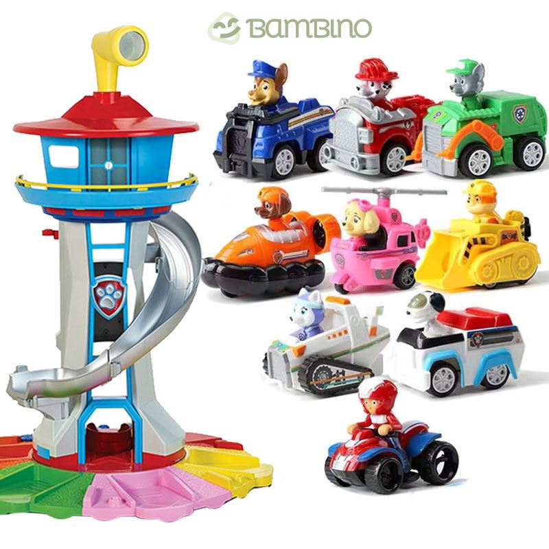 Torre Patrulha Canina Brinquedo Infantil Torre Patrulha Canina Loja do Bambino Torre Patrulha Canina + 9 Personagens