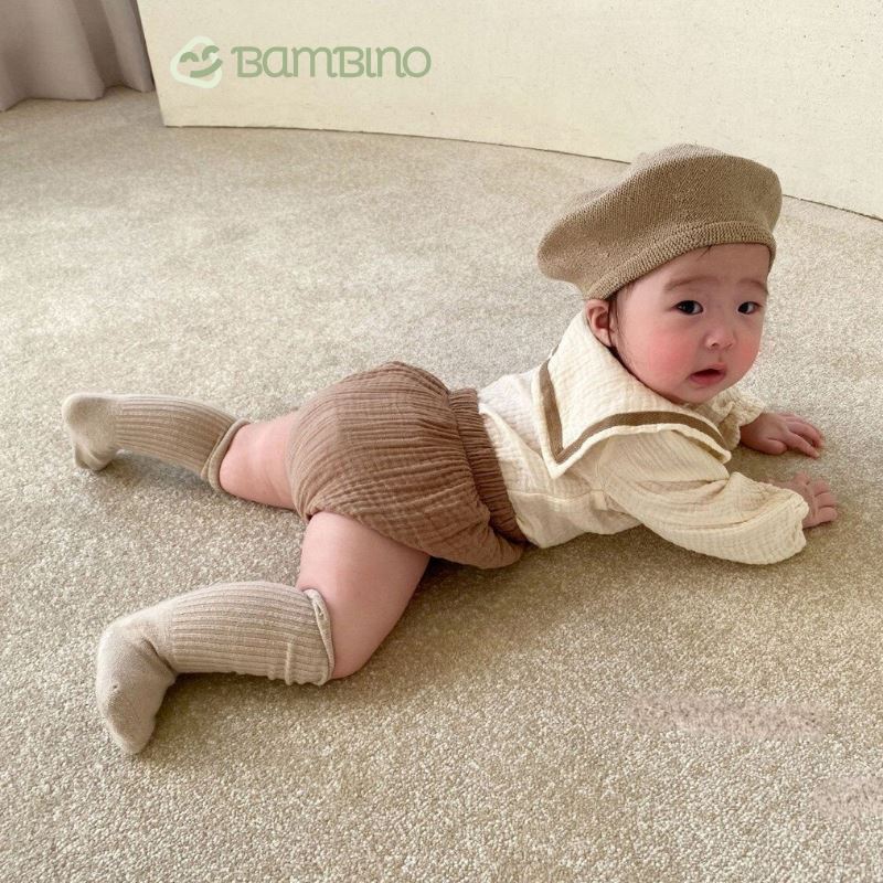 Conjunto de roupa de algodao puro para recem nascido Unissex Conjunto de roupa de algodao puro Loja do Bambino