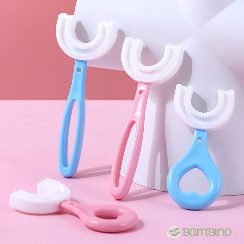Escova de Dente Infantil 360 Graus - Compre 1 e leve 2 Escova de Dente Infantil 360 Graus Loja do Bambino