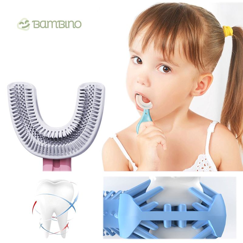 Escova de Dente Infantil 360 Graus - Compre 1 e leve 2 Escova de Dente Infantil 360 Graus Loja do Bambino