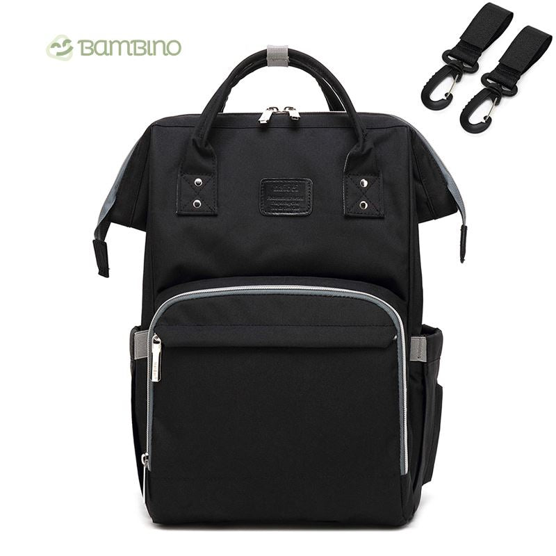Mochila Maternidade Bambino Mochila Maternidade Bambino Loja do Bambino Preto