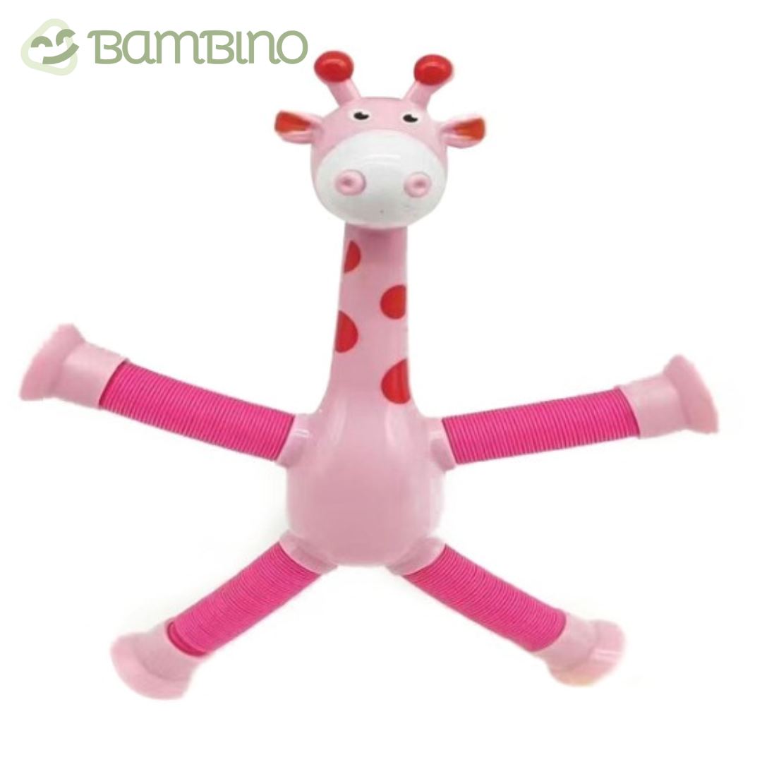 Girafa Estica Patas Girafa Estica Patas Infantil Loja do Bambino Rosa