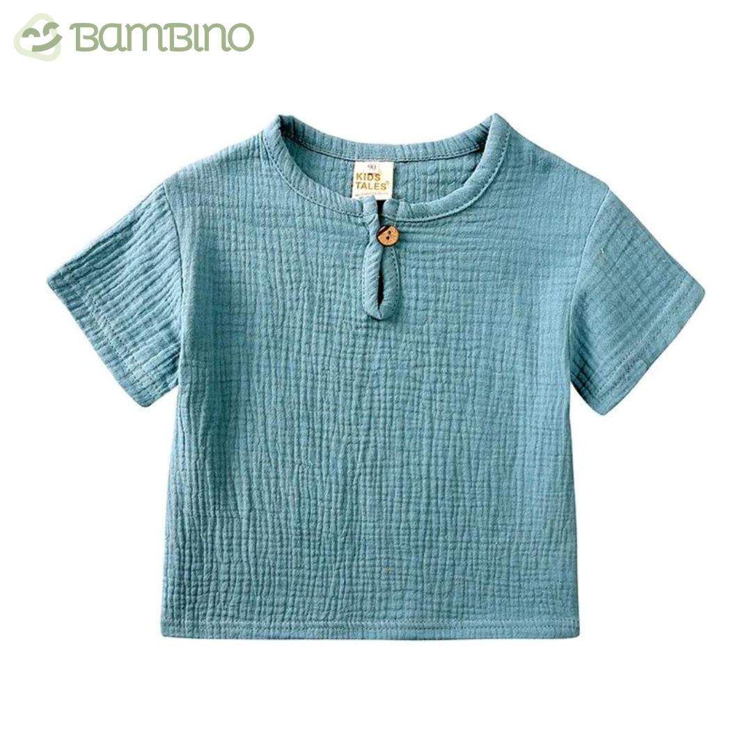 Conjunto em Linho Infantil Bambino Conjunto em Linho Infantil Bambino Loja do Bambino