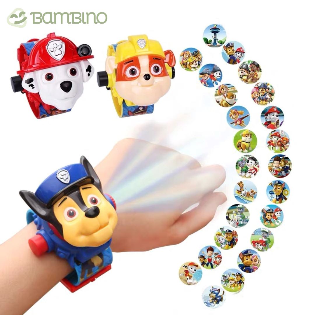 Relógio Patrulha Canina - Com Projetor de Imagens Relógio Patrulha Canina - Com Projetor de Imagens Loja do Bambino