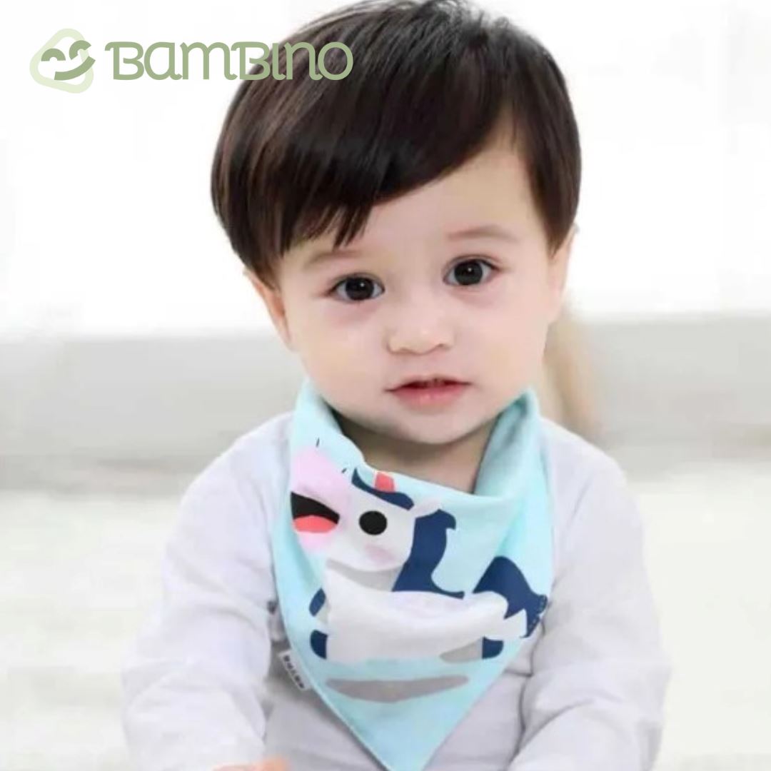 Lenços de Pescoço Infantil Bambino - Contém 5 peças Lenços de Pescoço Infantil Bambino - Contém 5 peças Loja do Bambino