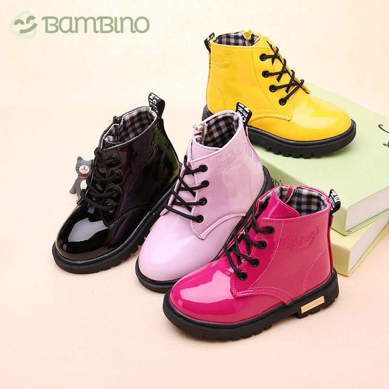 Bota Earth em Couro Infantil Bambino Bota Earth em Couro Infantil Bambino Loja do Bambino