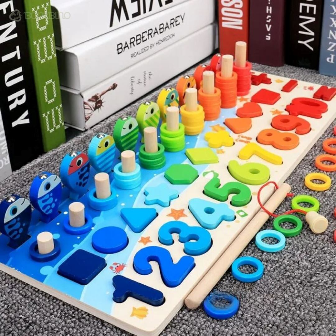 Brinquedo Montessori 4em1 Para Crianças Bambino Brinquedo Montessori 4em1 Para Crianças Bambino Loja do Bambino 