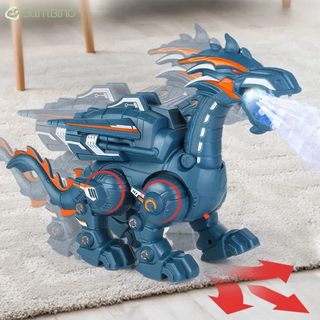 Dragão Encantado Realista Infantil Dragão Encantado Realista Infantil Loja do Bambino 