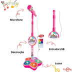 Microfone Karaokê Infantil Microfone Karaokê Infantil Loja do Bambino 