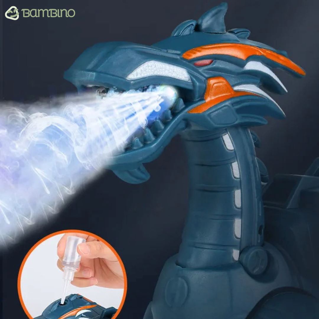 Dragão Encantado Realista Infantil Dragão Encantado Realista Infantil Loja do Bambino 