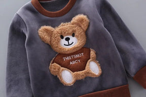 Conjunto Infantil Moletom em Veludo com Colete de Brinde Conjunto Infantil Moletom em Veludo com Colete de Brinde Loja do Bambino 