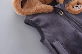 Conjunto Infantil Moletom em Veludo com Colete de Brinde Conjunto Infantil Moletom em Veludo com Colete de Brinde Loja do Bambino 