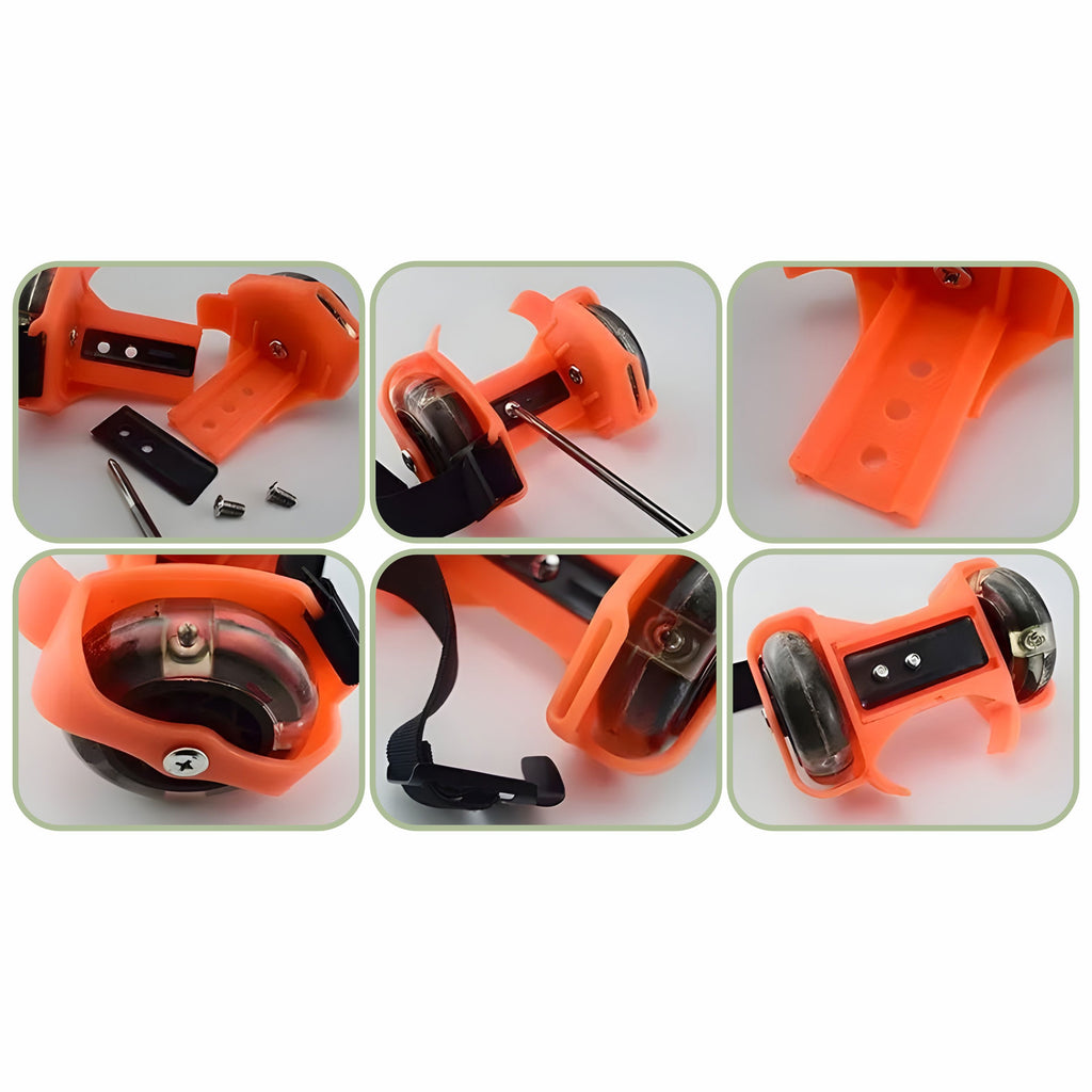 Adaptador de Rodinhas com LED para Tênis Infantil Adaptador de Rodinhas com LED para Tênis Infantil Loja do Bambino 