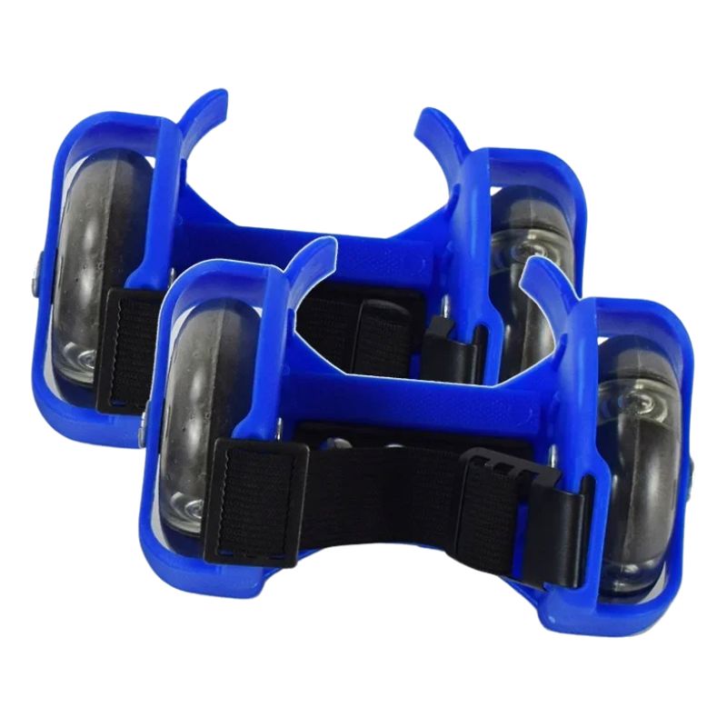 Adaptador de Rodinhas para Tênis com LED Infantil Adaptador de Rodinhas para Tênis com LED Infantil Loja do Bambino Azul Ajustável 