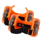 Adaptador de Rodinhas para Tênis com LED Infantil Adaptador de Rodinhas para Tênis com LED Infantil Loja do Bambino Laranja Ajustável 