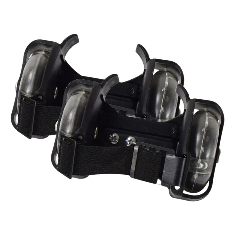 Adaptador de Rodinhas para Tênis com LED Infantil Adaptador de Rodinhas para Tênis com LED Infantil Loja do Bambino Preto Ajustável 