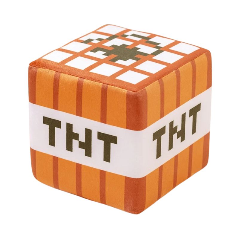 Almofada Cubo Minecraft TNT Almofada Cubo Minecraft TNT Loja do Bambino Modelo TNT 30cm x 30cm 