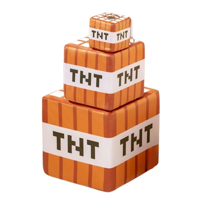 Almofada Cubo Minecraft TNT Almofada Cubo Minecraft TNT Loja do Bambino 