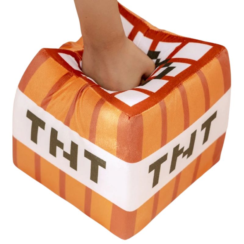 Almofada Cubo Minecraft TNT Almofada Cubo Minecraft TNT Loja do Bambino 