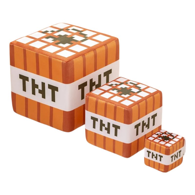 Almofada Cubo Minecraft TNT Almofada Cubo Minecraft TNT Loja do Bambino 